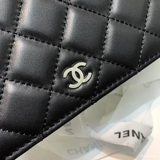 First Bag Ru NEW CHANEL LAMBSKIN WALLET CHAIN EDITION 0628